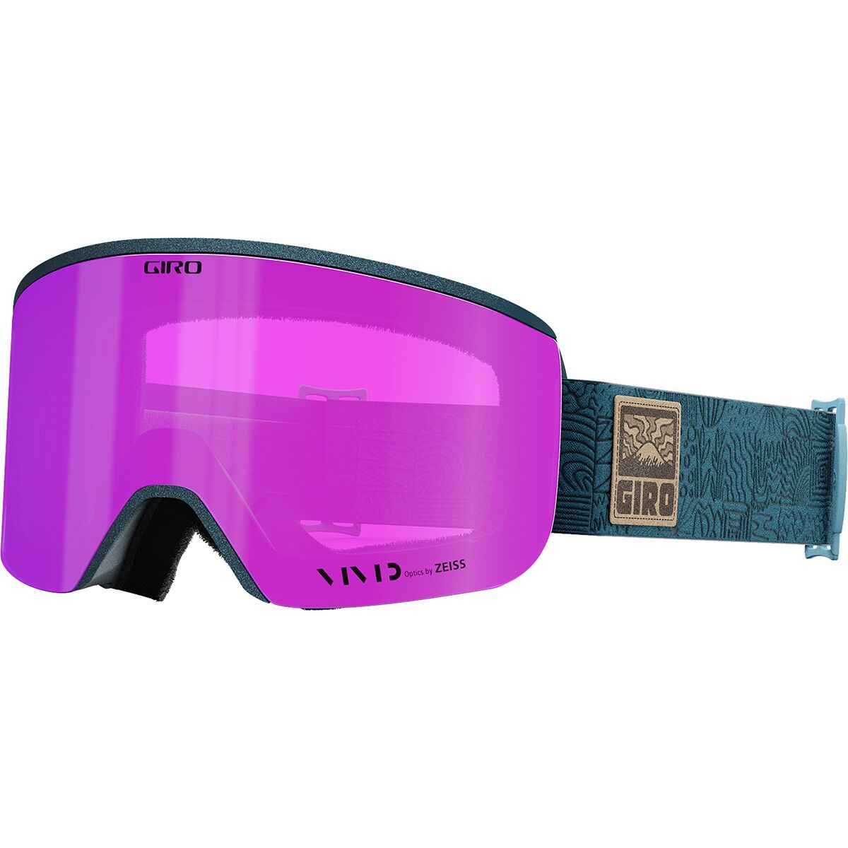 Giro Ella Goggles - Women's Ano Harbor Blue Adventure Grid, One Size