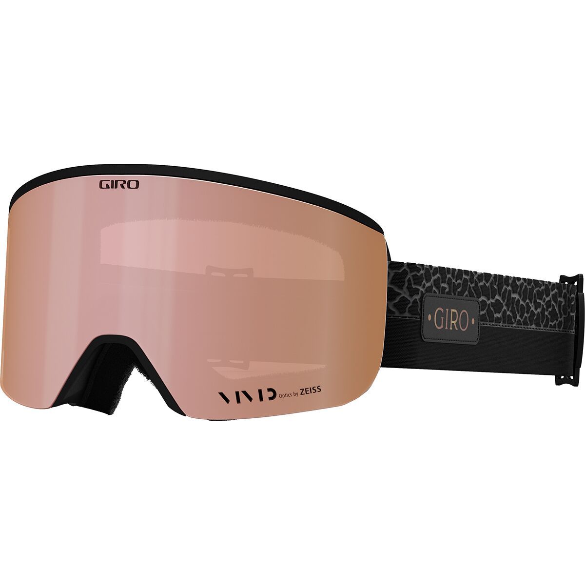 Giro Ella Goggles - Women's Black Craze/Vivid Rose Gold, One Size