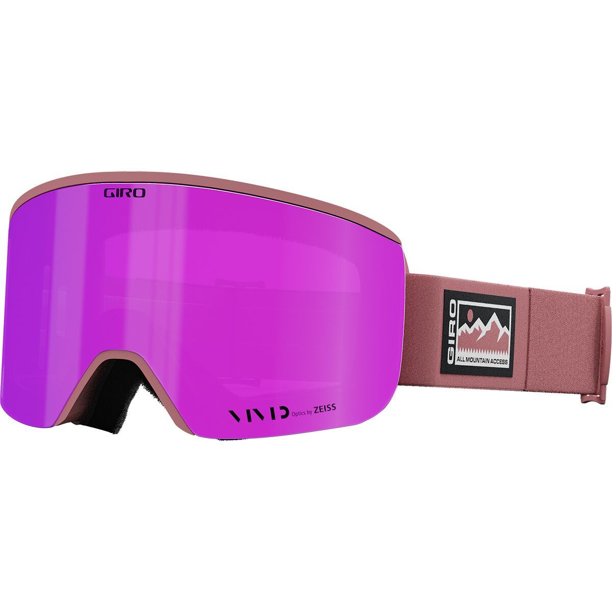 Image of Giro Ella Goggles - Women's Rose Access/Vivid Pink/Vivid Infrared, One Size