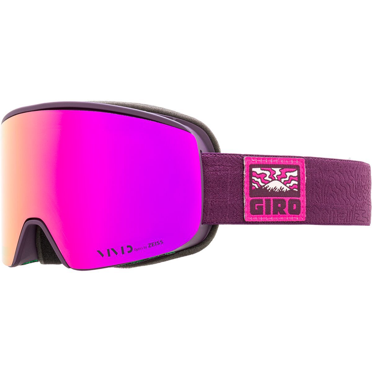 Giro Ella Goggles - Women's Urchin Adventure Grid/Vivid Pink, One Size