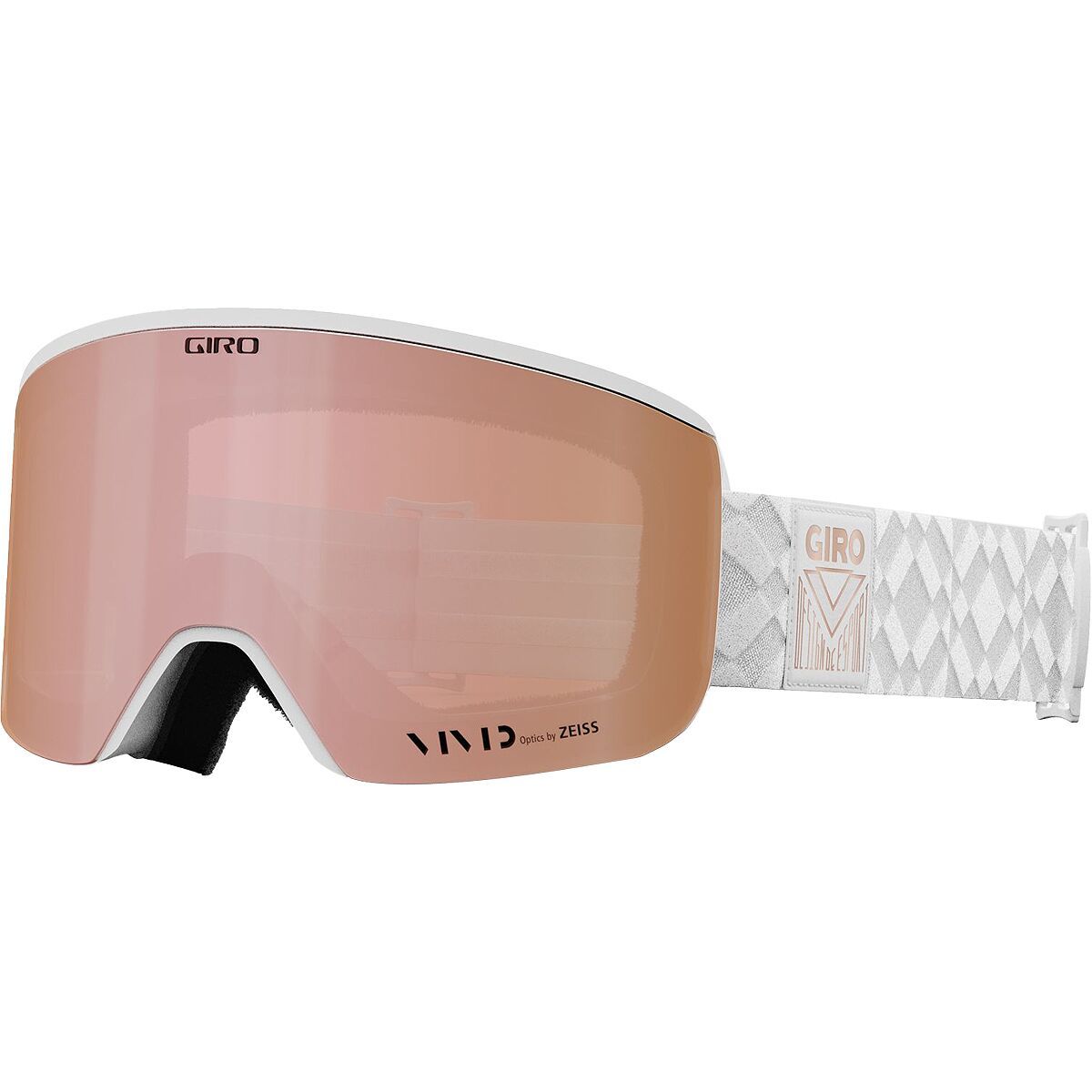 Giro Ella Goggles - Women's White Limitless/Vivid Rose Gold, One Size