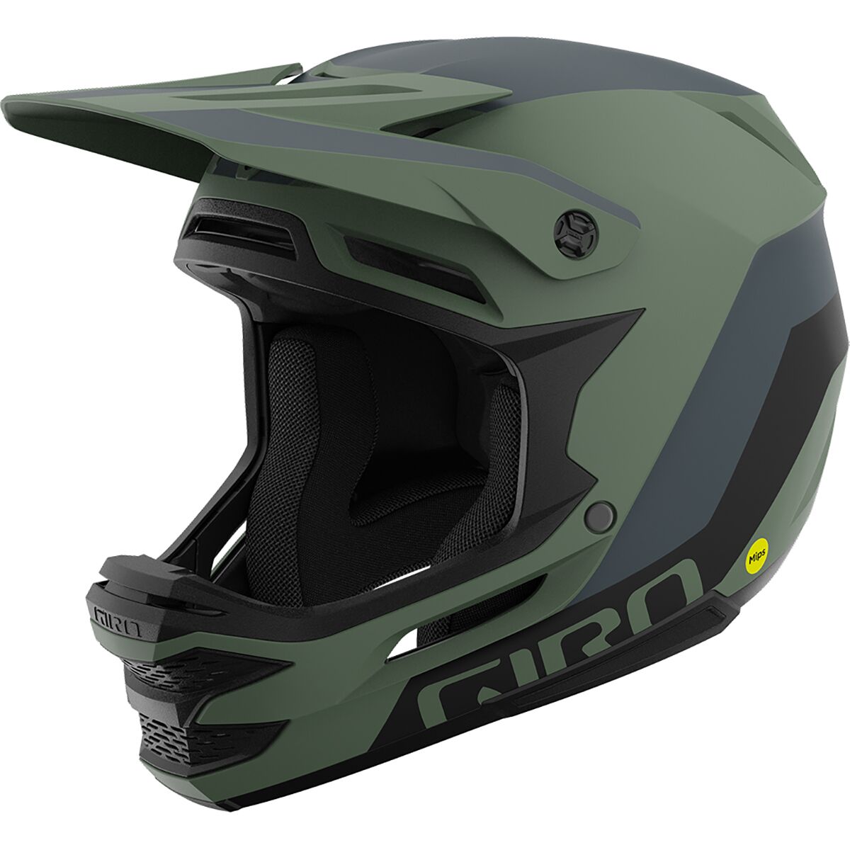 Image of Giro Insurgent Spherical Helmet Matte Hedge Green/Dark Shark, M/L