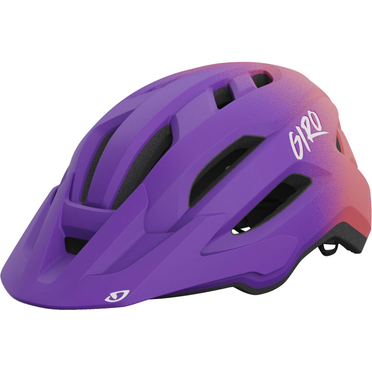Giro Fixture MIPS II - Kids' Matte Purple/Pink Fade, One Size
