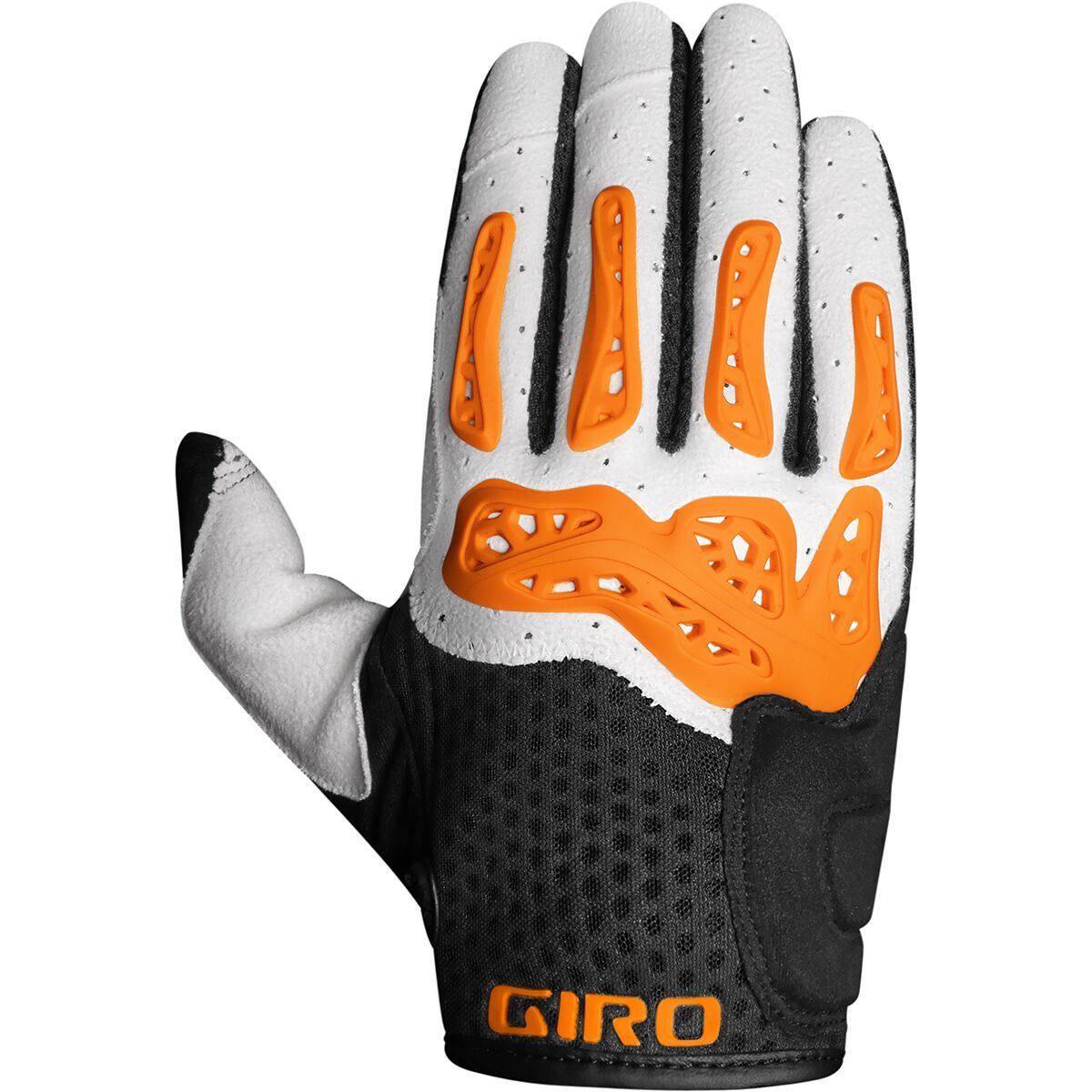 Giro Gnar Glove - Men's Orange/Light Sharkskin, L
