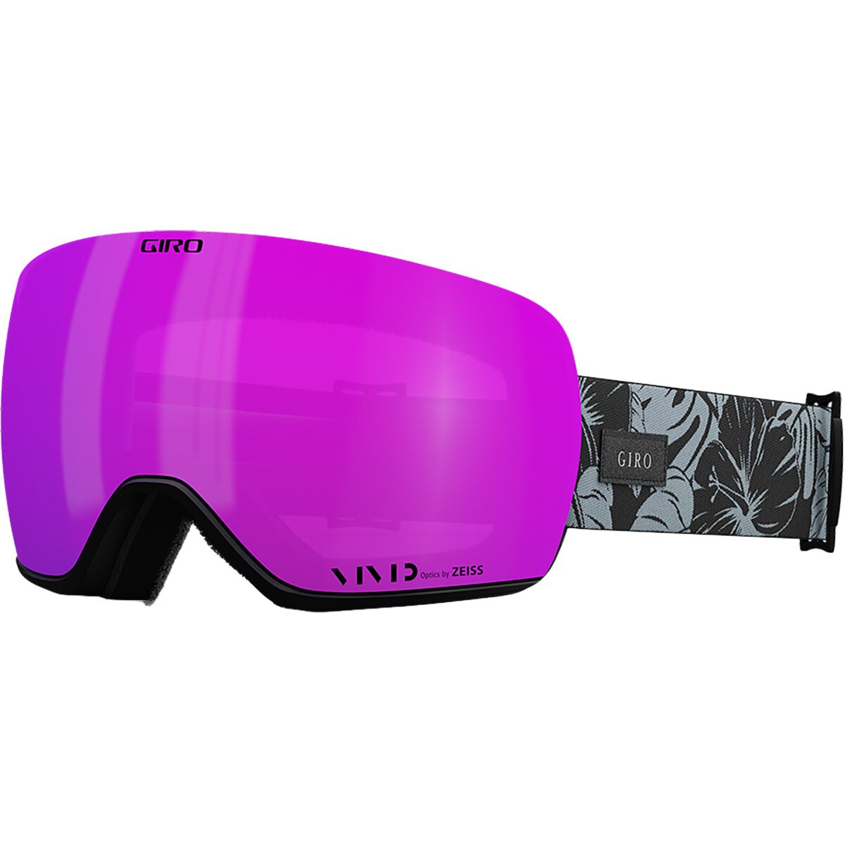 Image of Giro Article II Goggle Black/Grey Botanical LX/Vivid Pink, One Size
