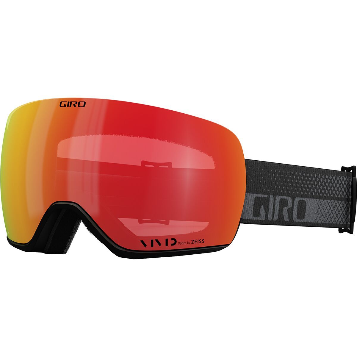 Giro Article II Goggle Black/Grey Flow/Vivid Ember, One Size
