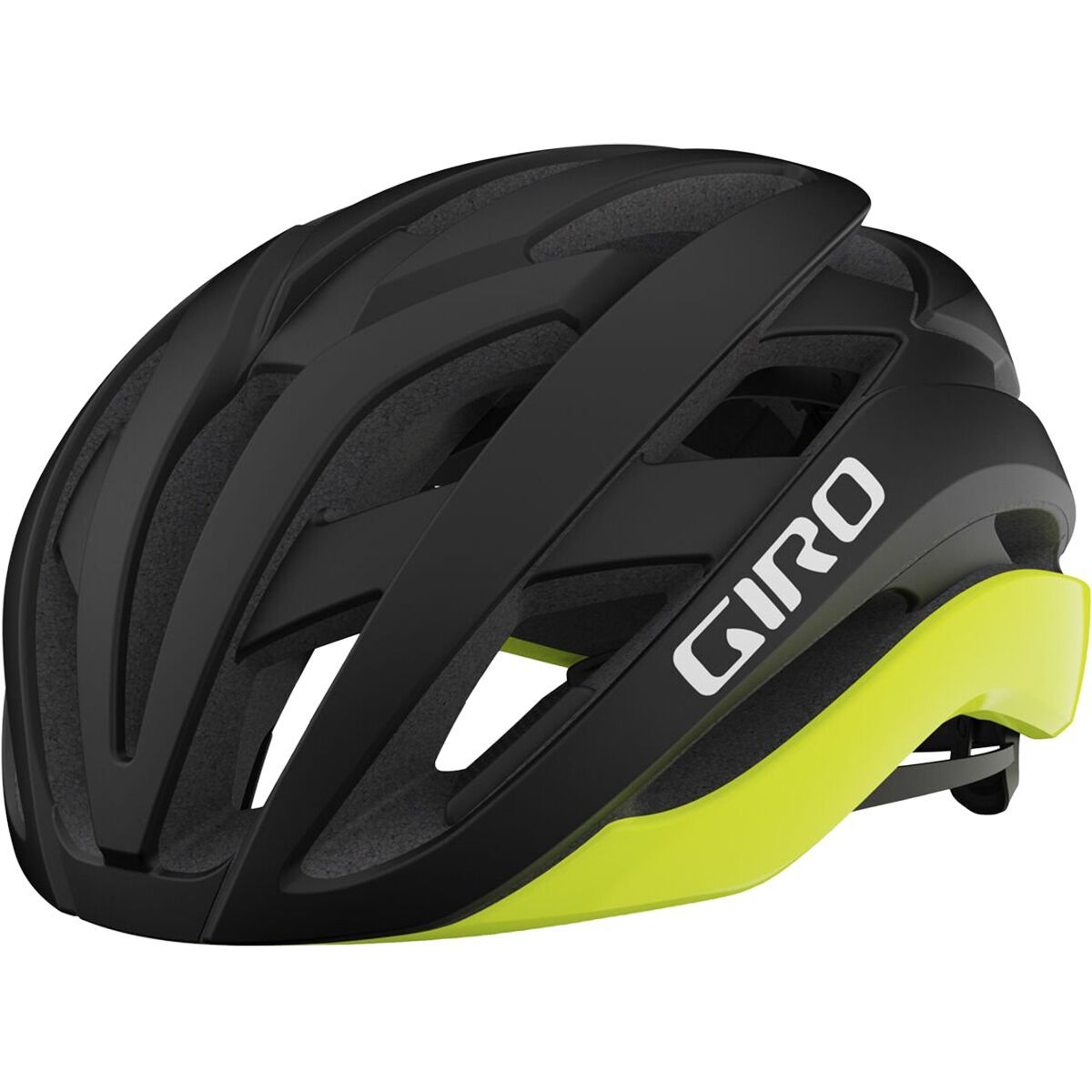 Image of Giro Cielo Mips Helmet Matte Black/Highlight Yellow, M