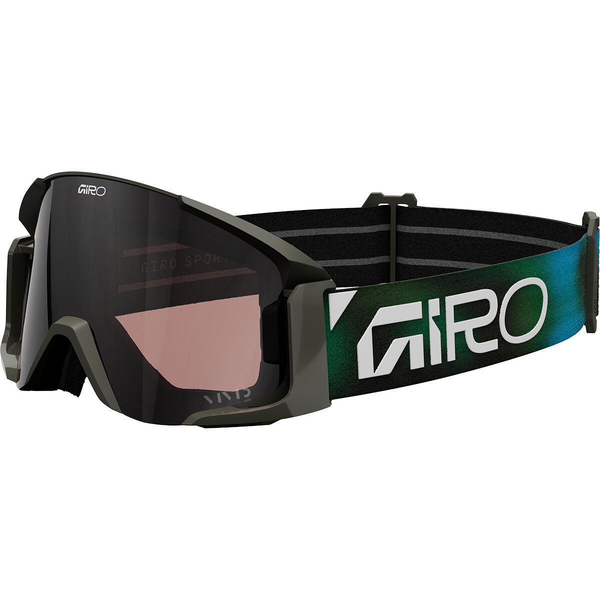 Image of Giro Dropline MTB Vivid Goggles Frequency Blue/Vivid Trail, Vivid Trail/Clear