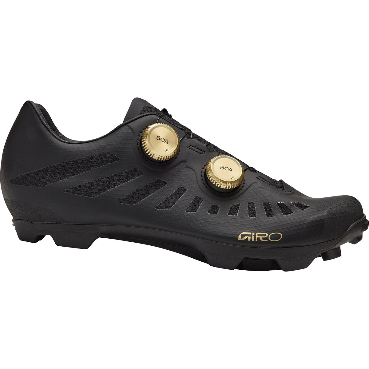 Image of Giro Gritter Mountain Bike Shoe - Men's Black/Gold, 42.0