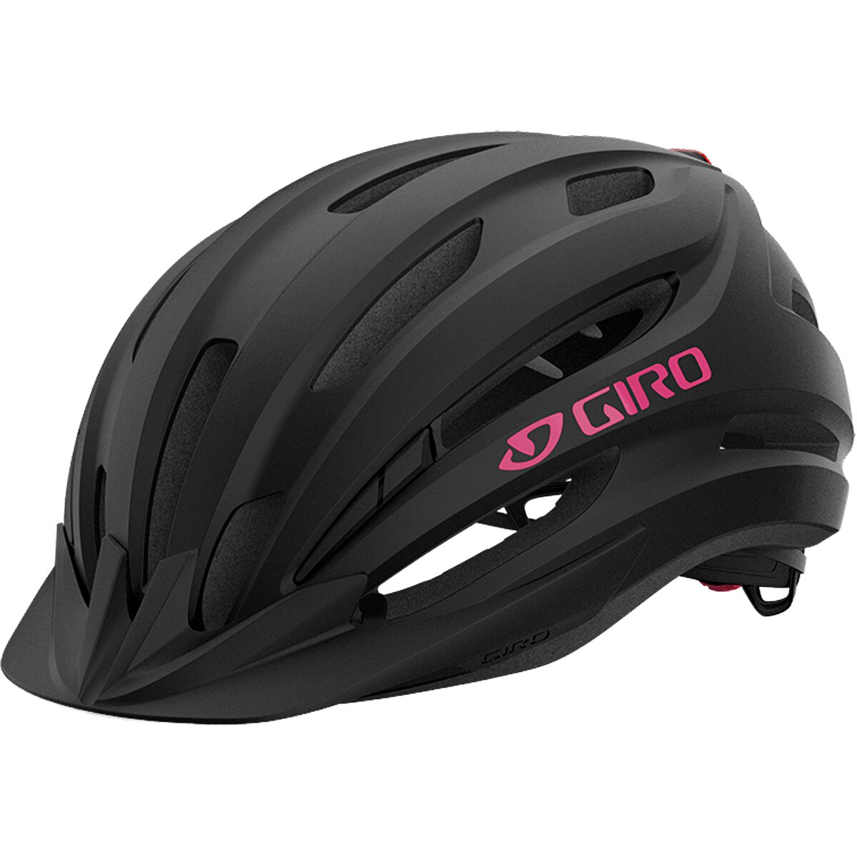 Image of Giro Register MIPS II LED Helmet- Women's Matte Black/Raspberry, One Size