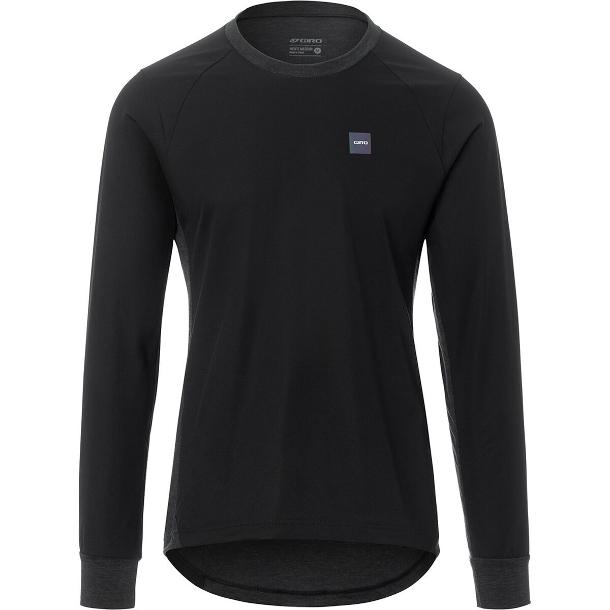 Image of Giro Roust Long-Sleeve Jersey - Men's Black/Grey, M