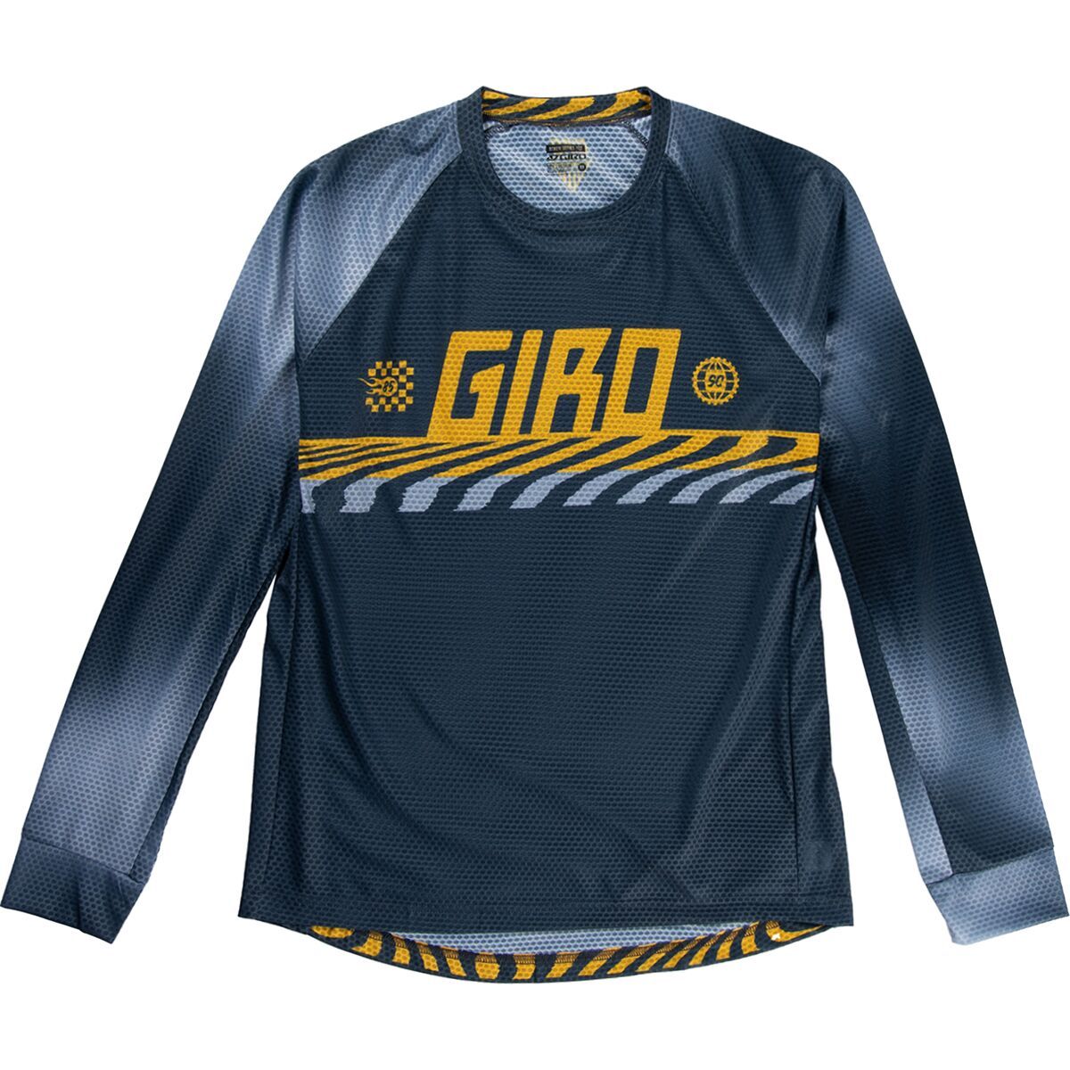 Image of Giro Roust Long-Sleeve Jersey - Men's Dark Shark, M