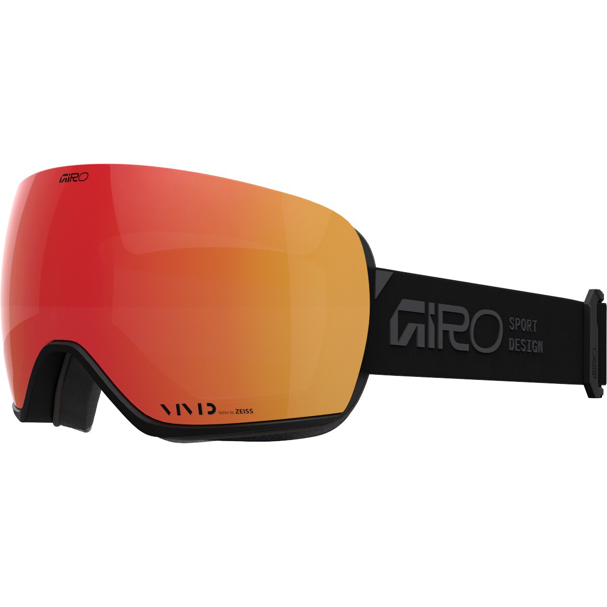Image of Giro Article II Goggles Black/Stacked Ember, M