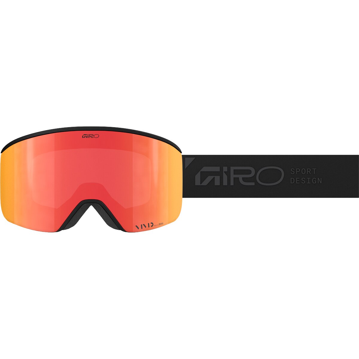 Image of Giro Axis Goggles Black/Vivid Ember/Vivid Infrared, One Size