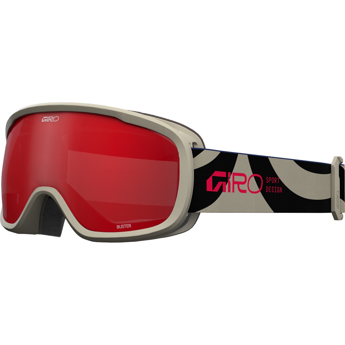 Image of Giro Buster Goggles - Kids' Black/Flow Scarket, M