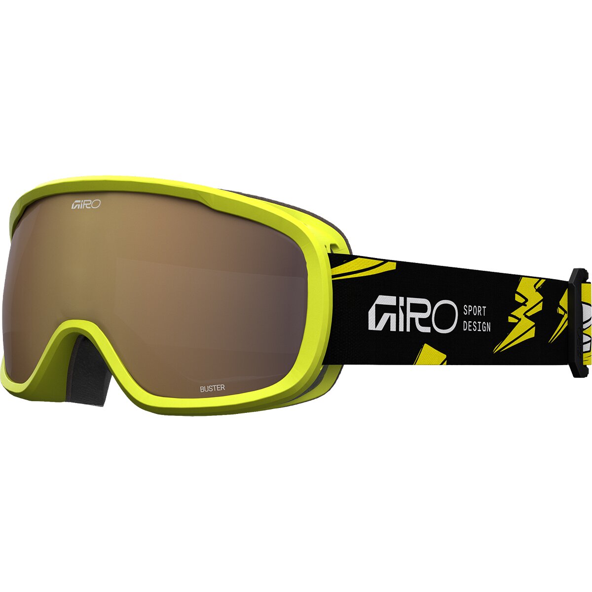 Image of Giro Buster Goggles - Kids' Yellow Bolts, M
