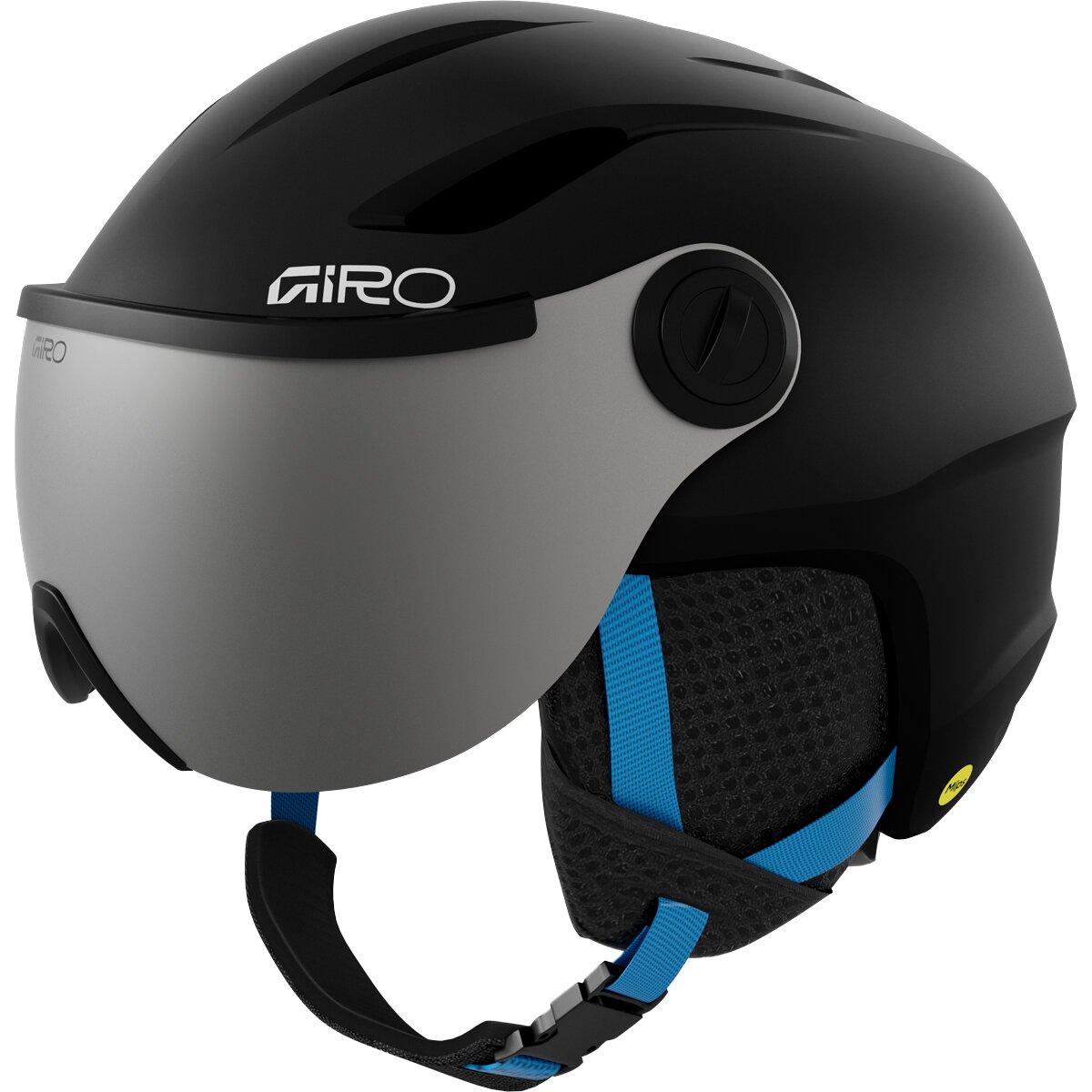 Image of Giro Buzz Mips Helmet - Kids' Black/Blue, S