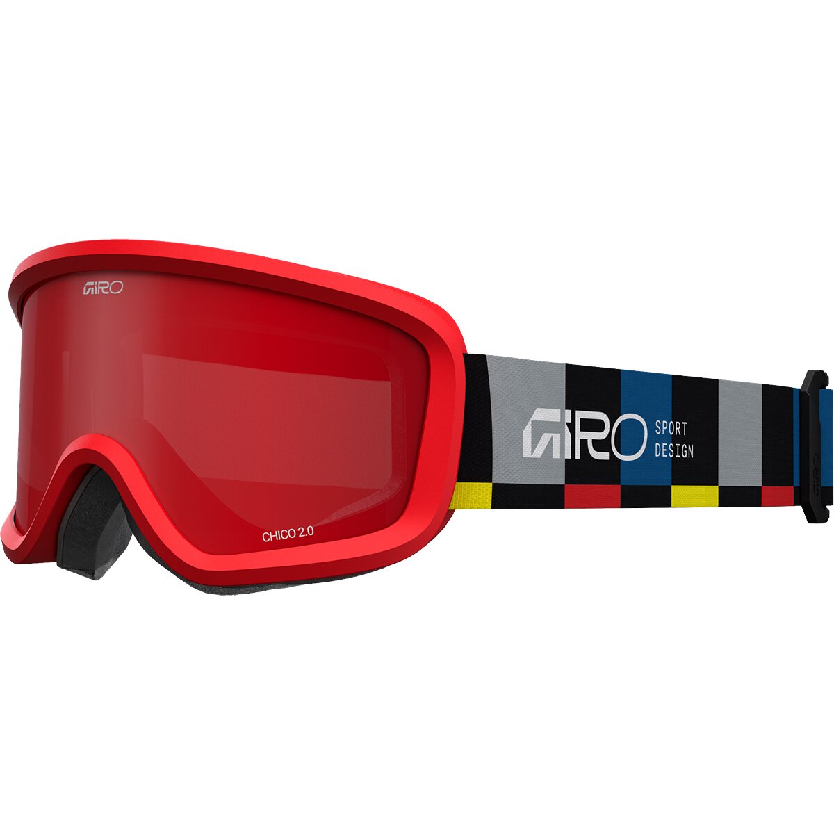 Image of Giro Chico 2.0 Goggles - Kids' Black/Blocks Scarlet, S