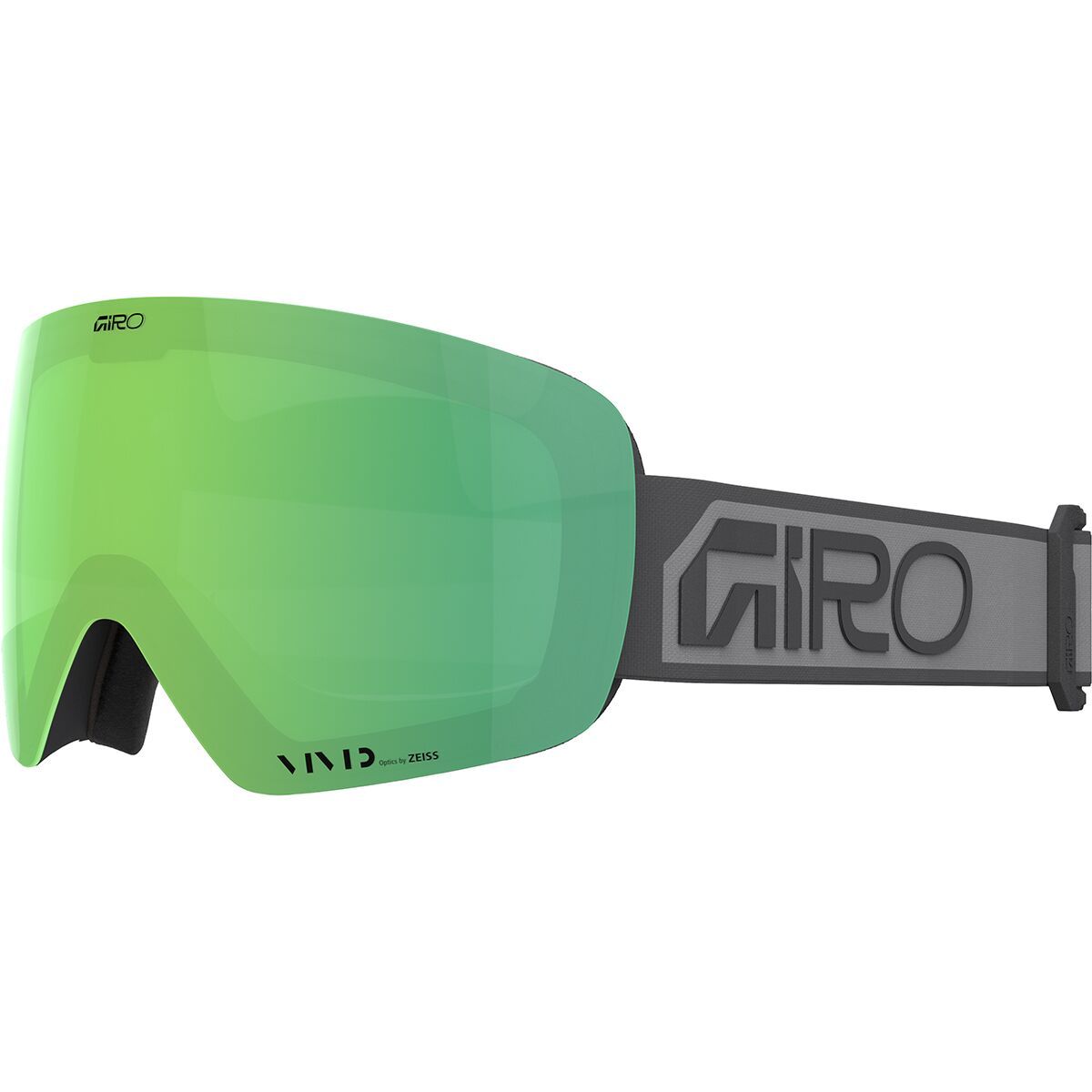 Image of Giro Contour Goggles Grey/Wordmark Emerald, L