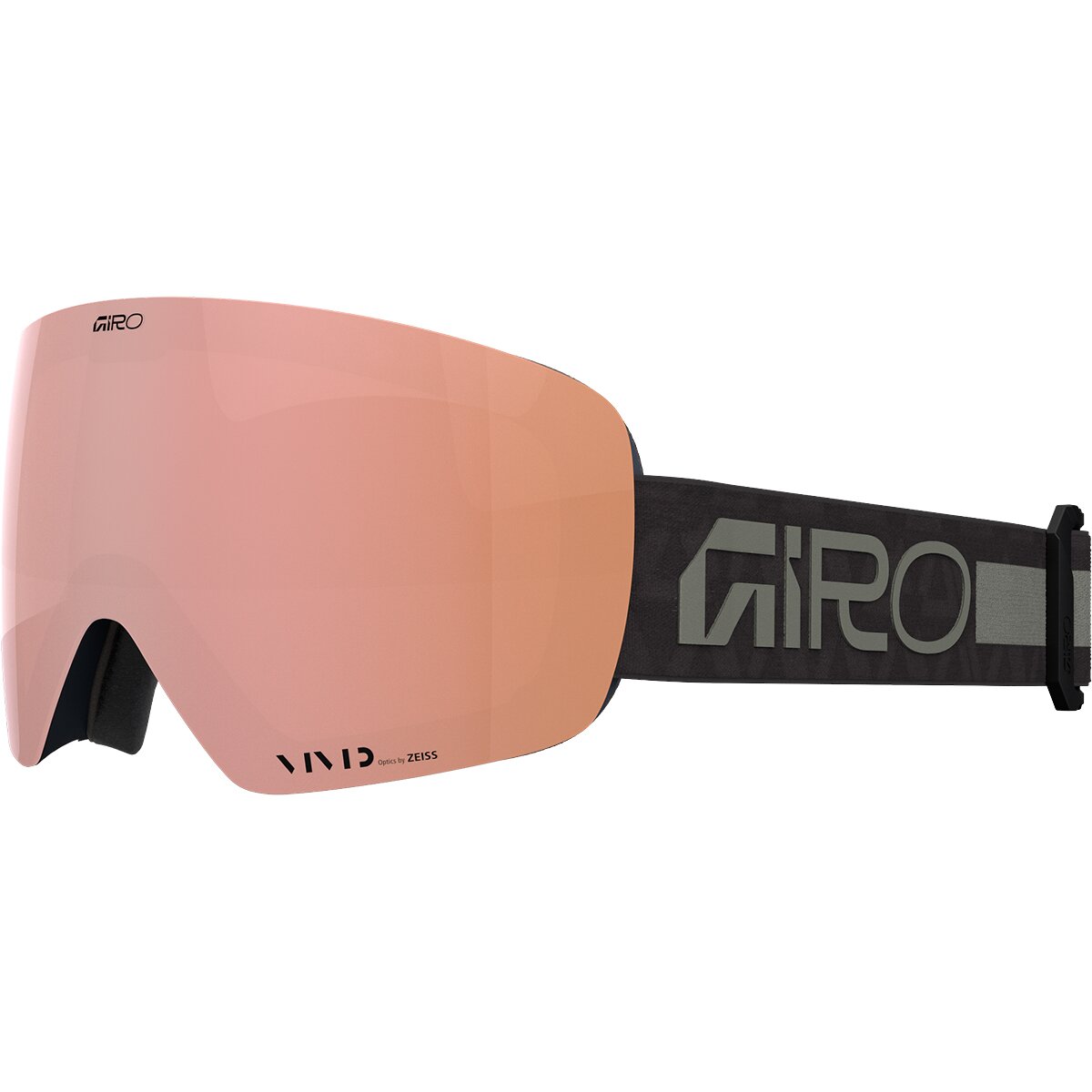 Image of Giro Contour RS Goggles Black/Crystals Rose Gold, M