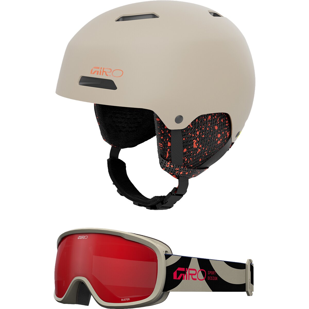 Image of Giro Crue MIPS CP Helmet - Kids' Matte Stone, S