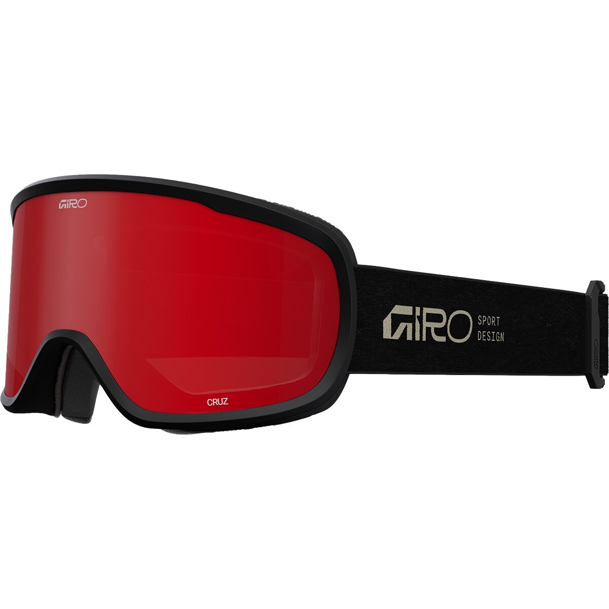 Giro Giro Cruz Goggles Black-Tan/Cruz Scarlet, M