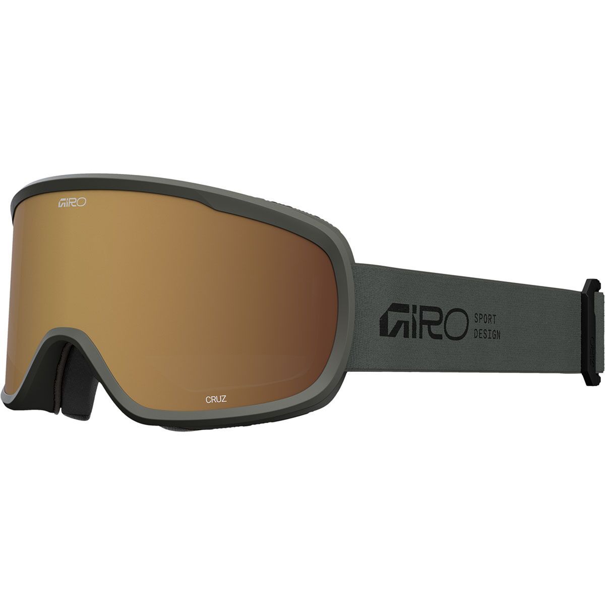 Image of Giro Cruz Goggles Olive Green/Stacked Gold, M