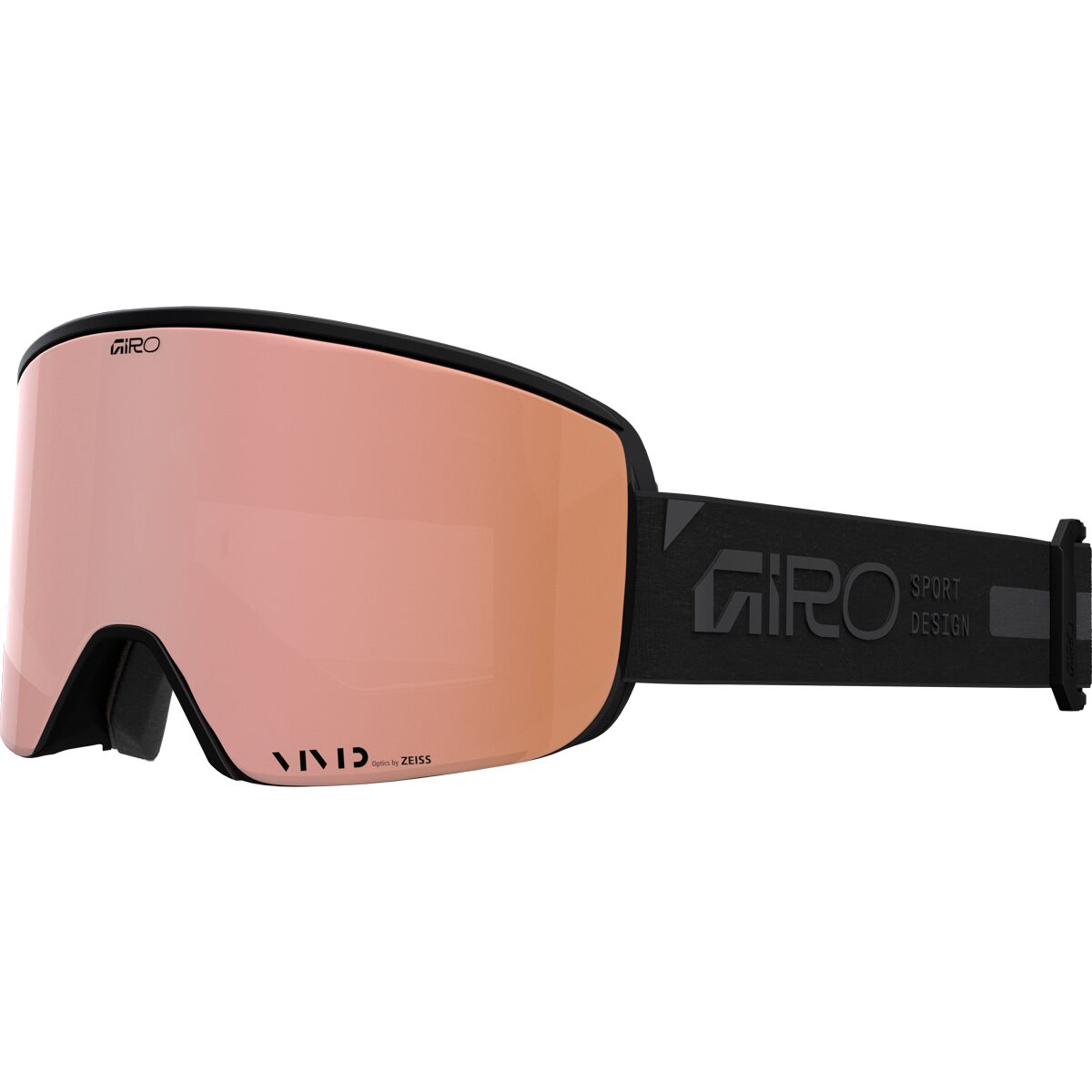 Giro Ella Goggles - Women's Black/Rails Rose Gold, L