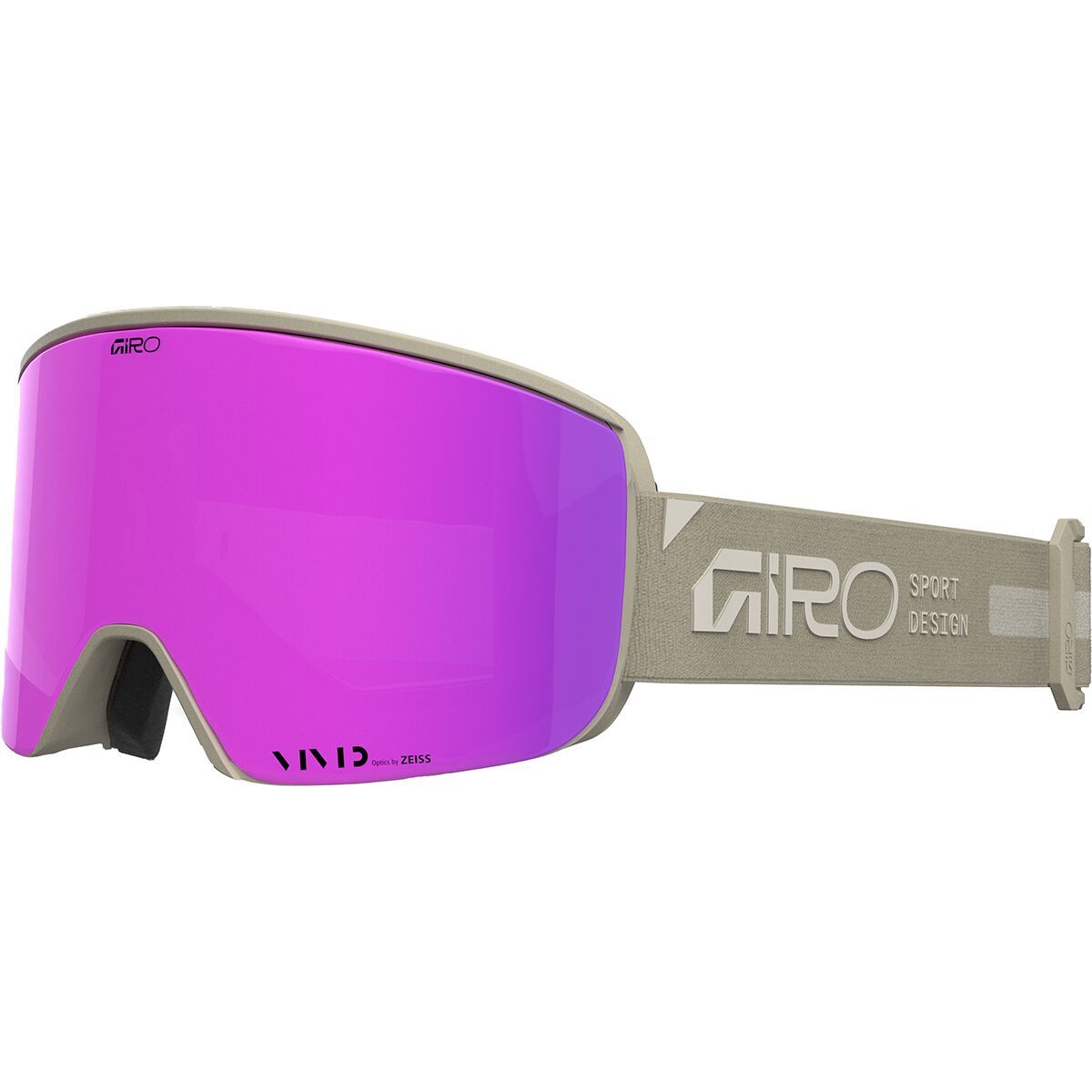 Image of Giro Ella Goggles - Women's Stone Tan/Rails Pink, L