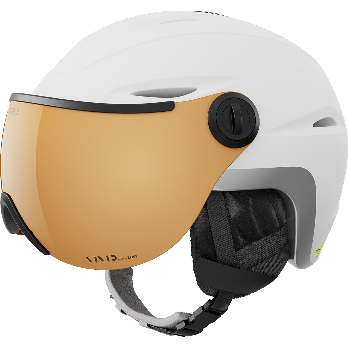 Image of Giro Essence MIPS VIVID Helmet Matte White/Vivid Copper, S