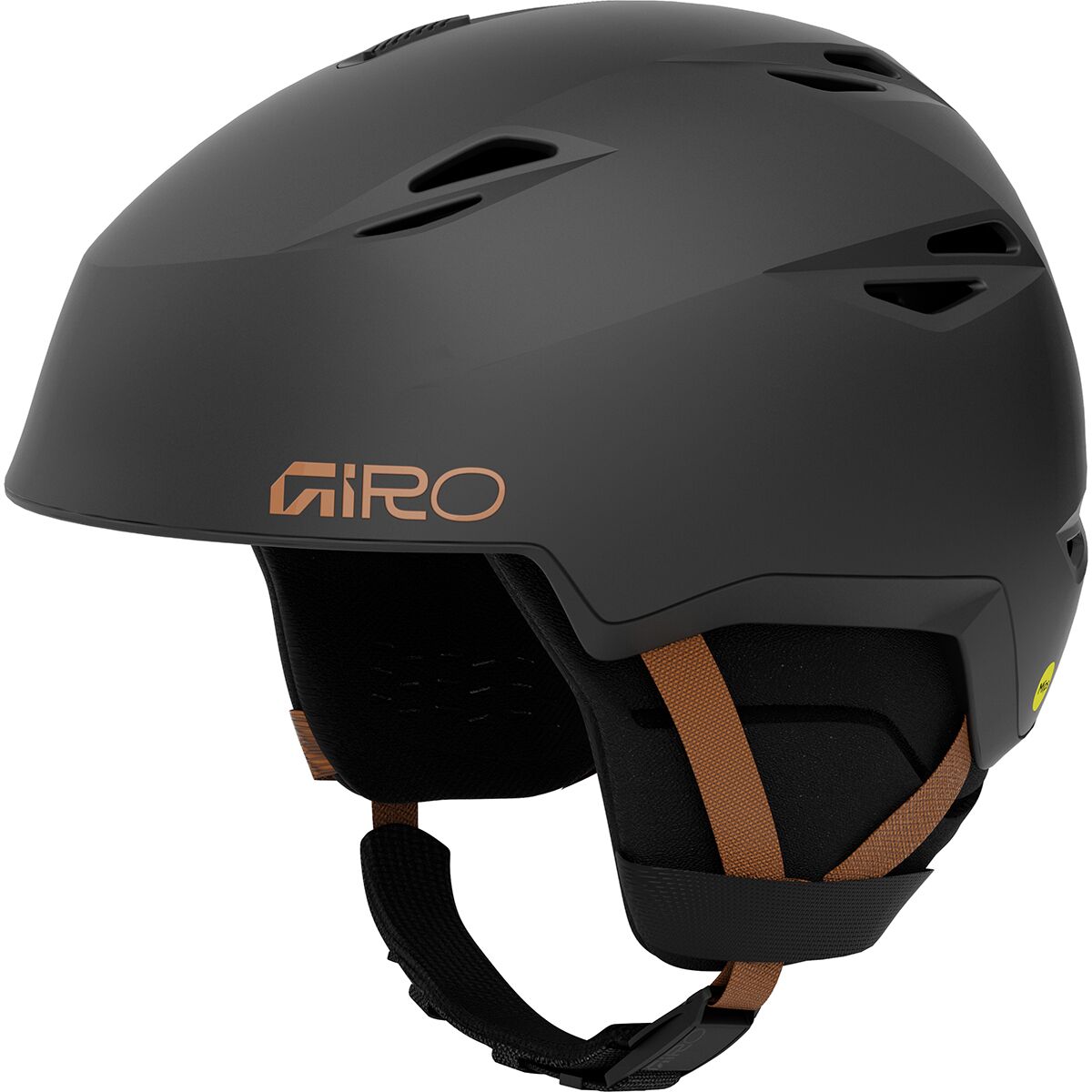 Image of Giro Grid Spherical Mips Helmet Matte Metallic Coal/Tan, L