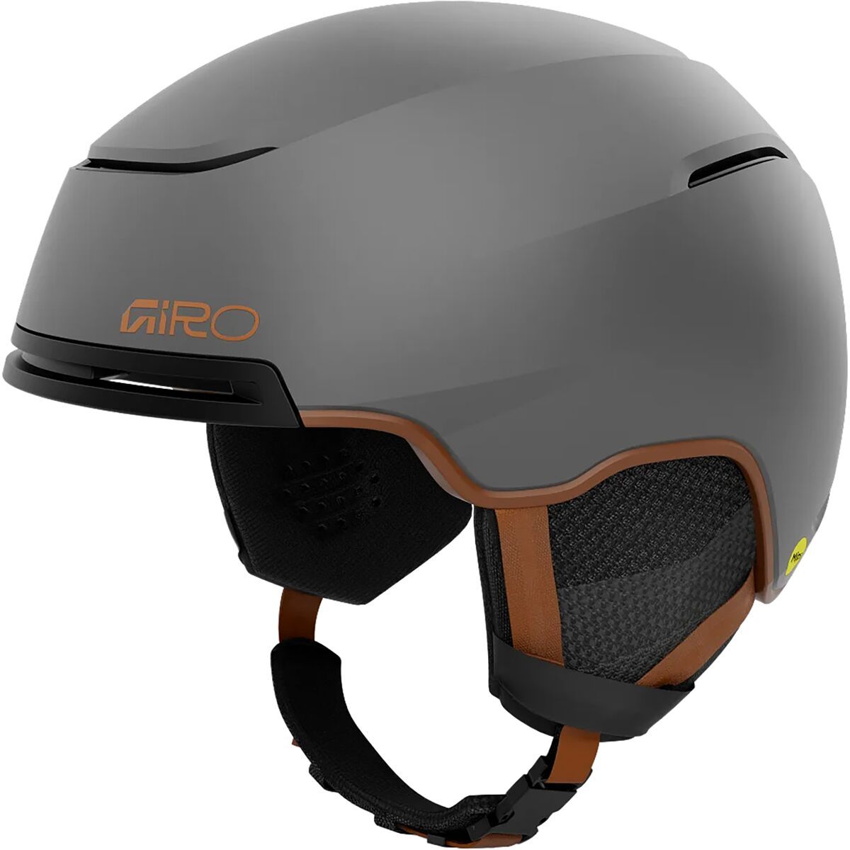 Image of Giro Jackson Mips Helmet Matte Metallic Coal/Tan, L