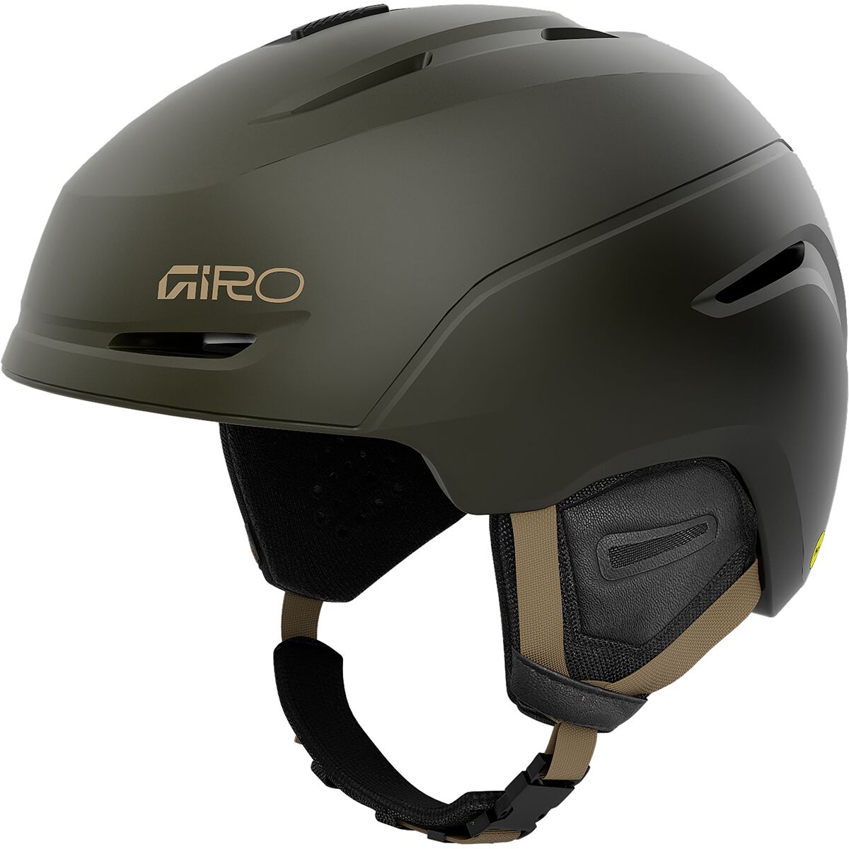 Image of Giro Neo Mips Helmet Matte Black/Olive Fade, M