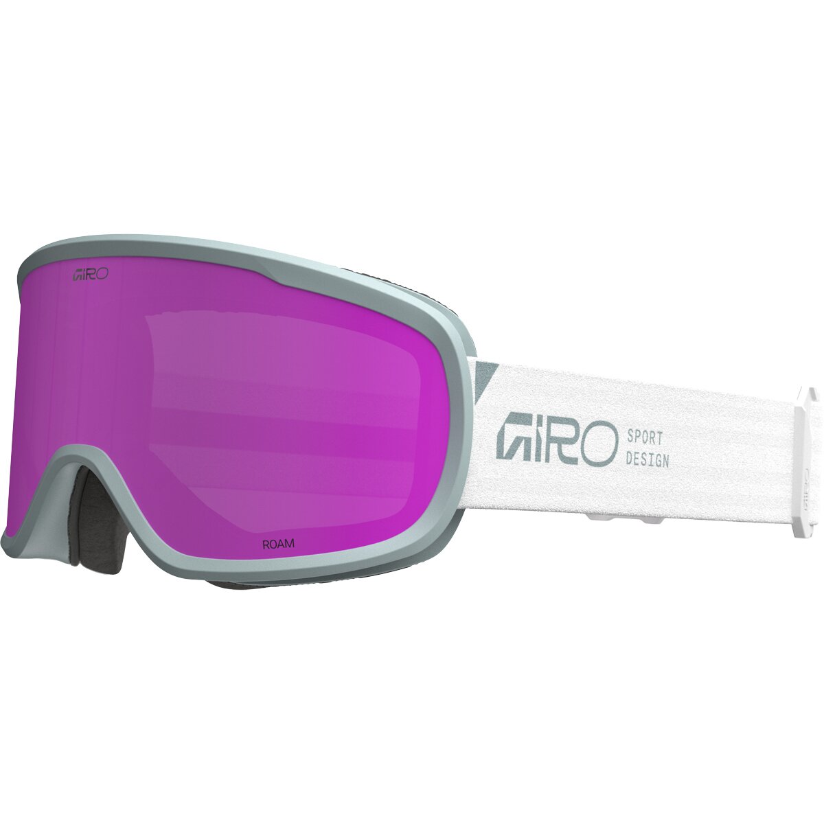 Image of Giro Roam Goggles White/Sky Blue/Amber Pink/Yellow, One Size