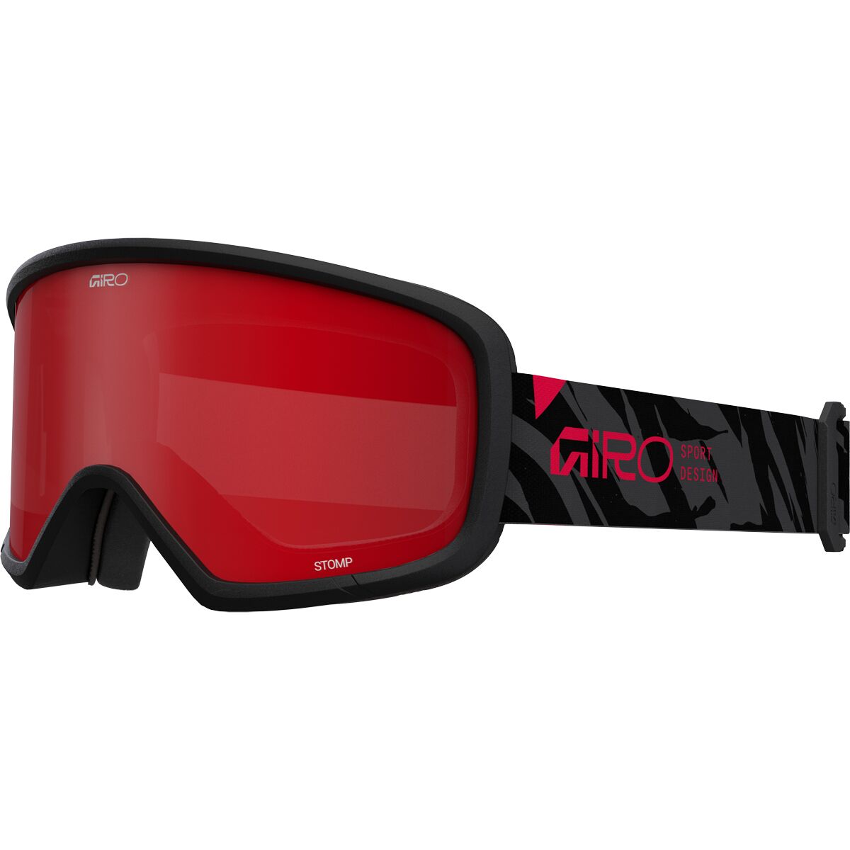 Image of Giro Stomp Goggles - Kids' Black/Rush Scarlet, M