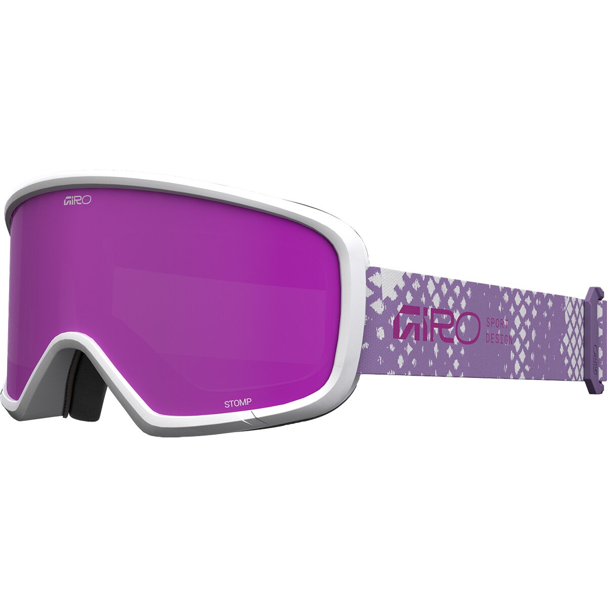 Giro Giro Stomp Goggles - Kids' Red/Fence, M