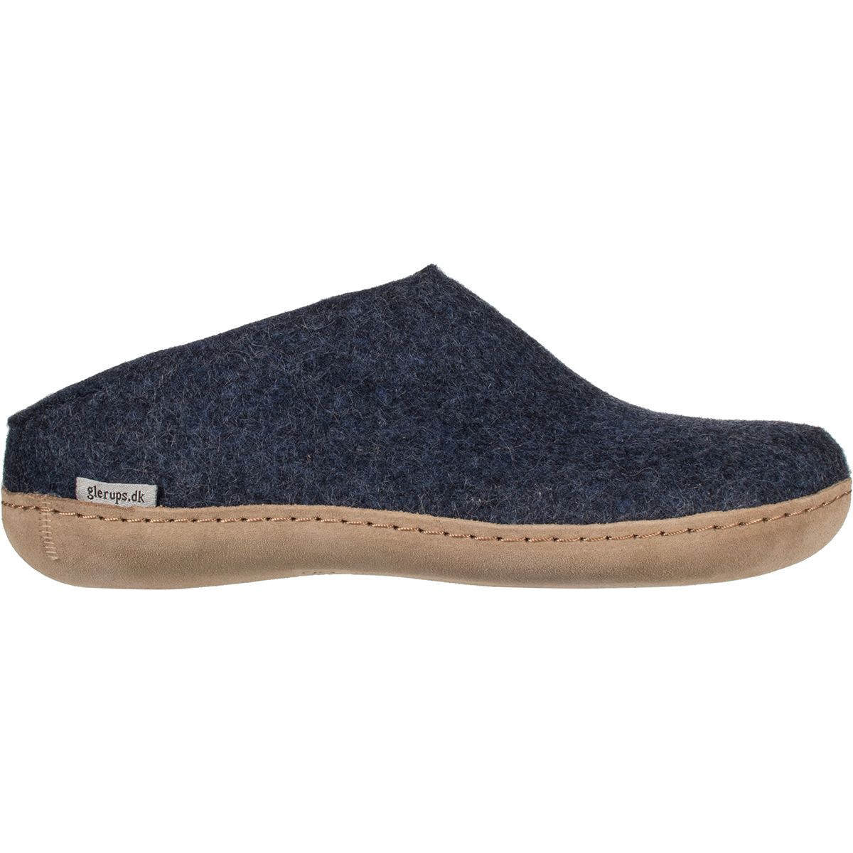 Image of Glerups The Slip-On Leather Slipper Denim, 40.0