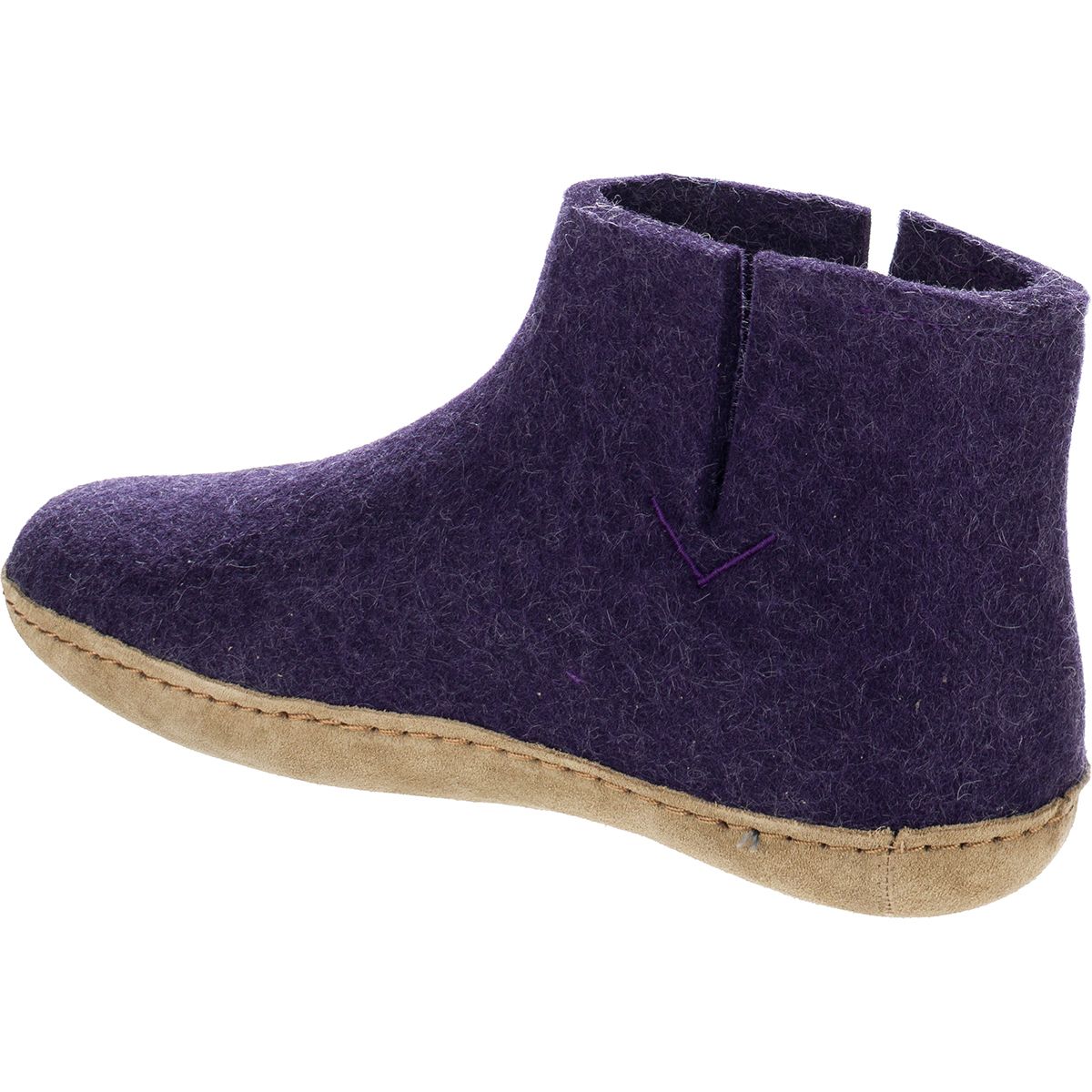 purple slipper boots