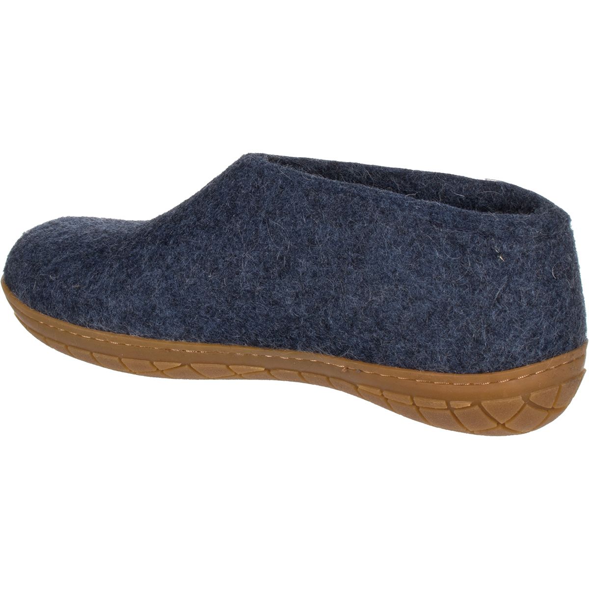 Glerups The Boot Leather Slipper Petrol 43.0