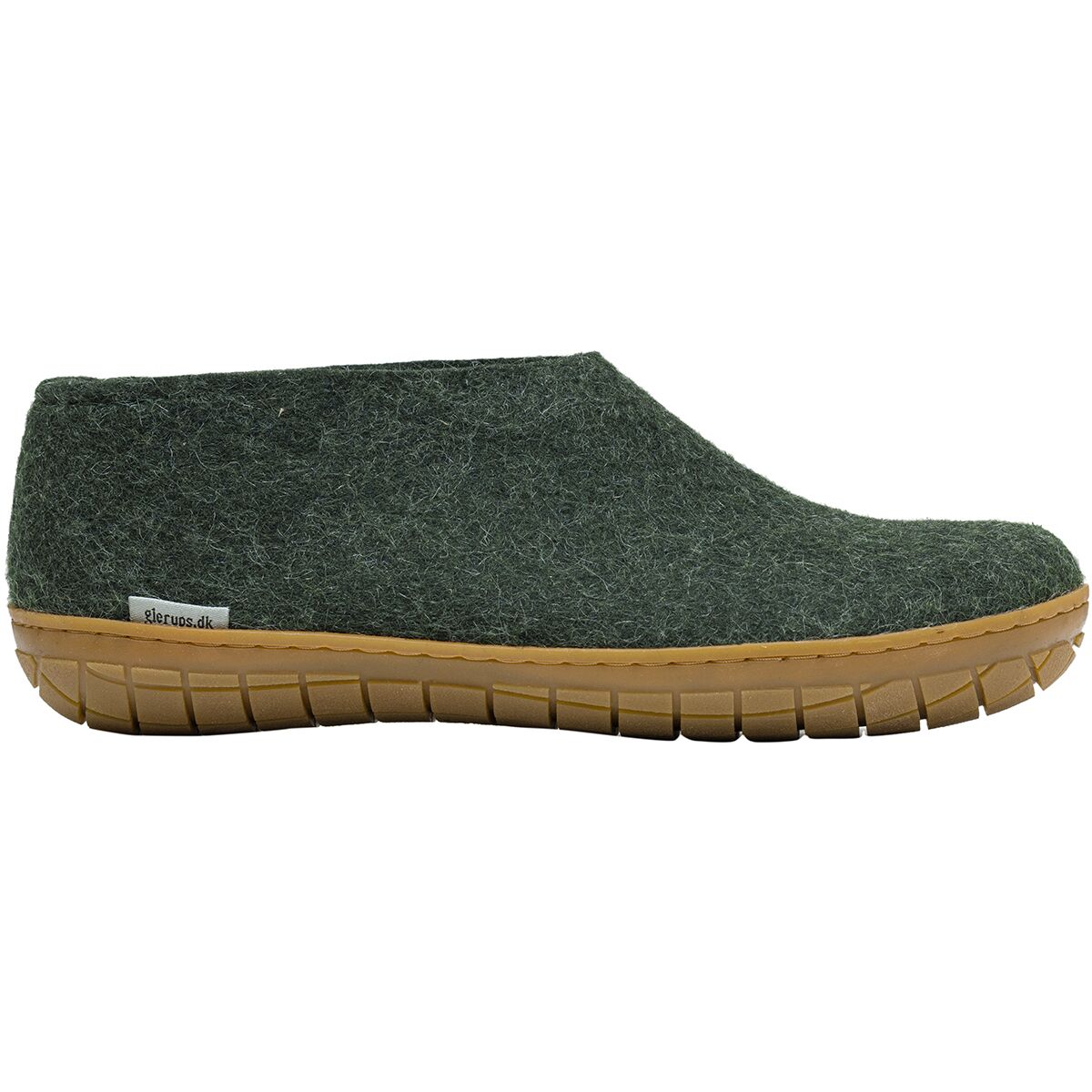 Image of Glerups The Shoe Rubber Slipper Forest/Tan, 36.0