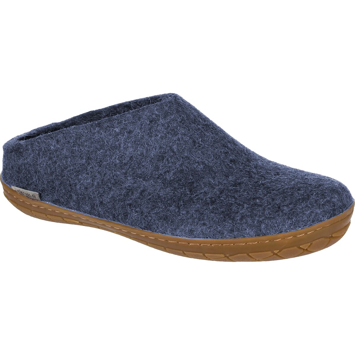 Image of Glerups The Slip-On Rubber Slipper Denim/Tan, 40.0
