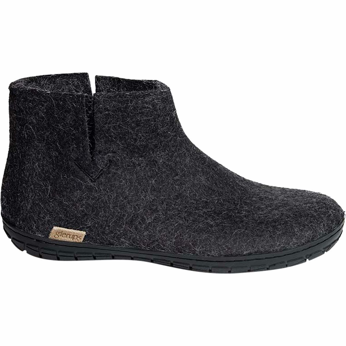Glerups The Boot Rubber Slipper Charcoal/Black