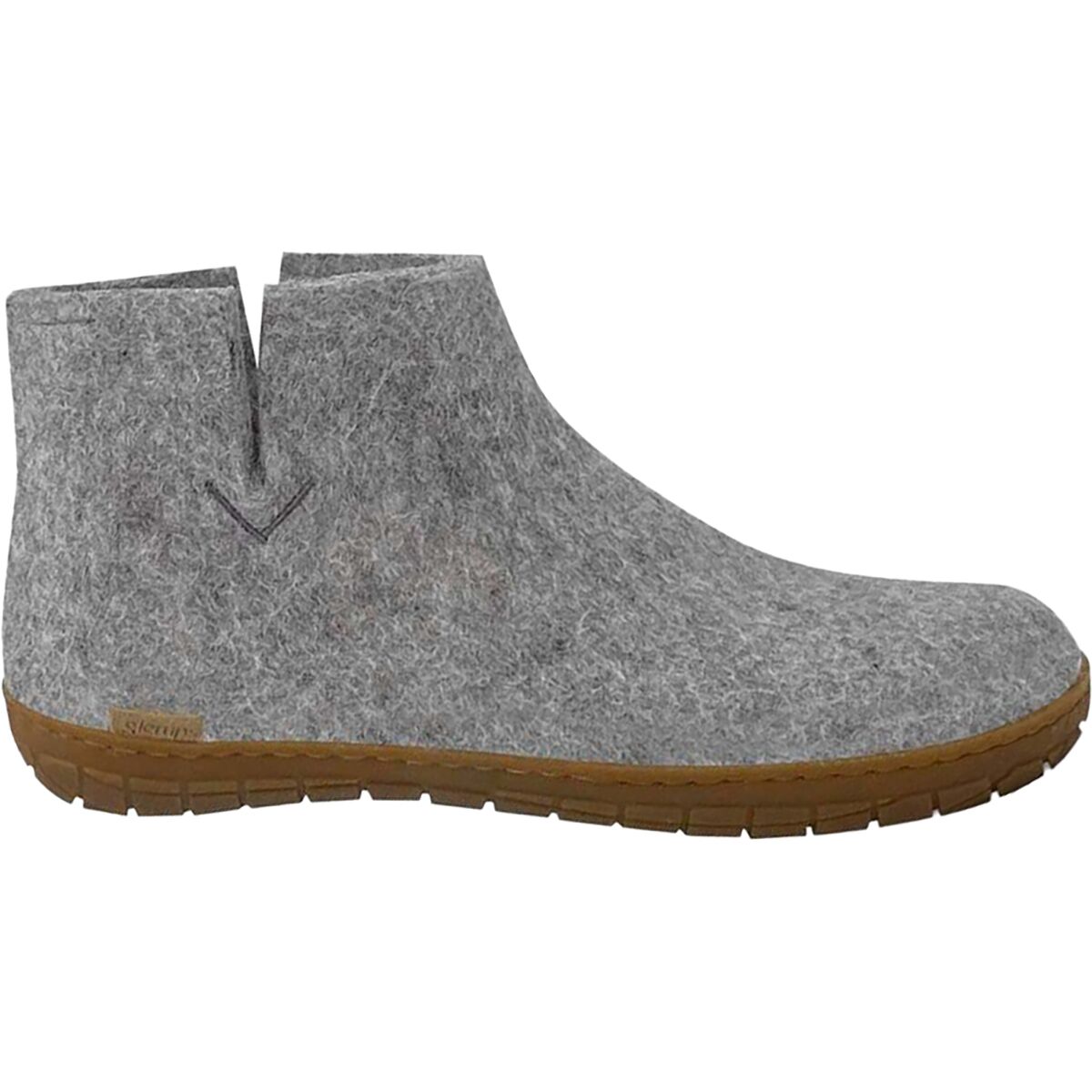 Image of Glerups The Boot Rubber Slipper Grey/Tan, 38.0