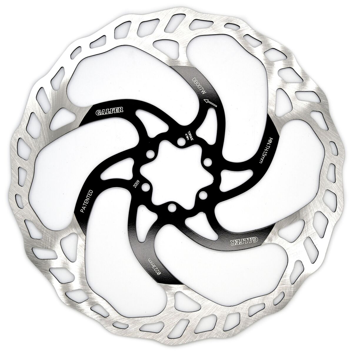 Image of Galfer E-Bike/MTB Brake Rotor One Color, 223x2.0mm/229 grams