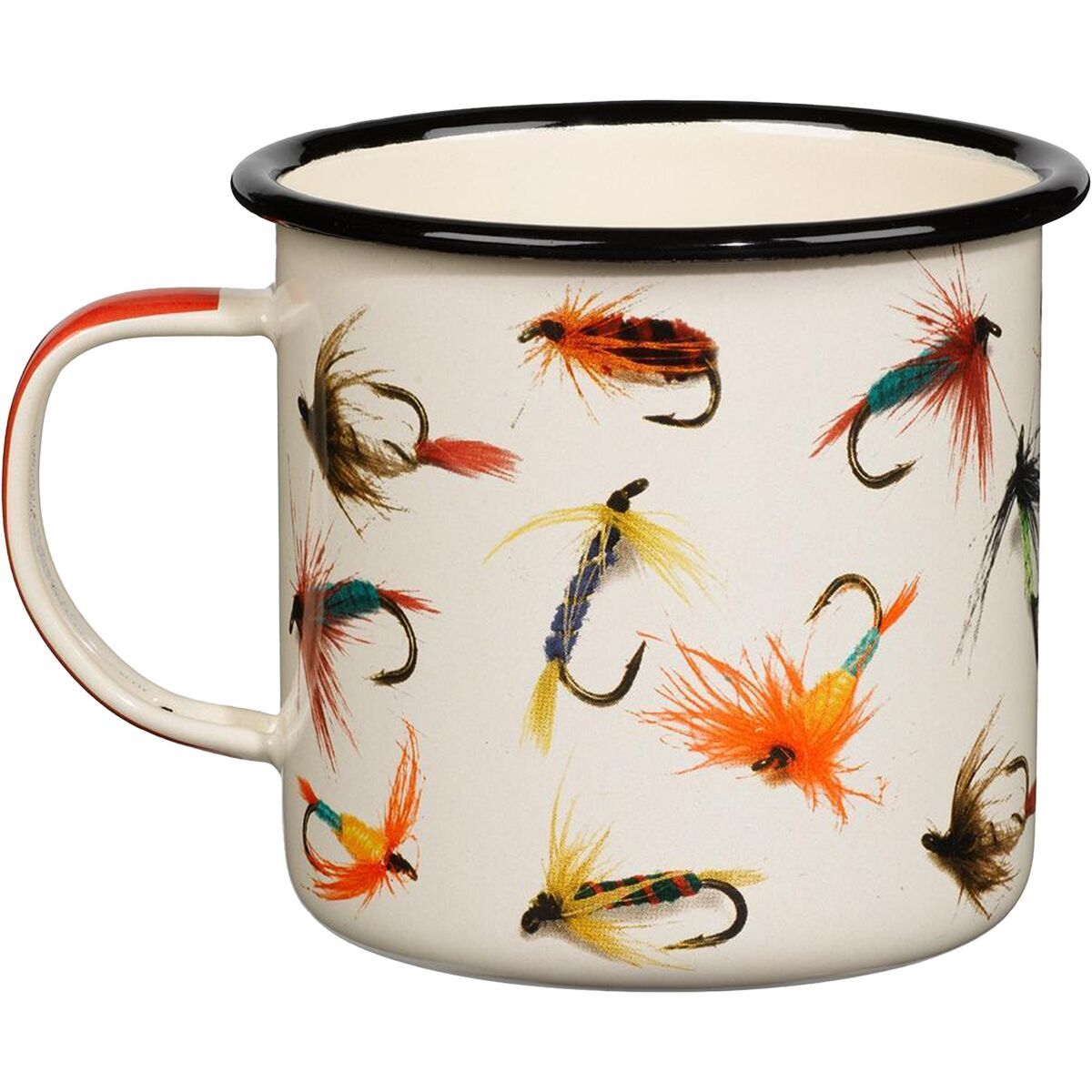 Gentlemen's Hardware 11oz Enamel Mug Flies Cream, One Size
