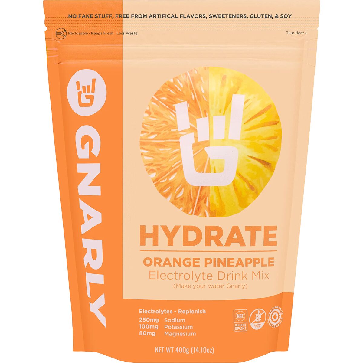 Gnarly Gnarly Hydrate Orange Pineapple, 40 Servings