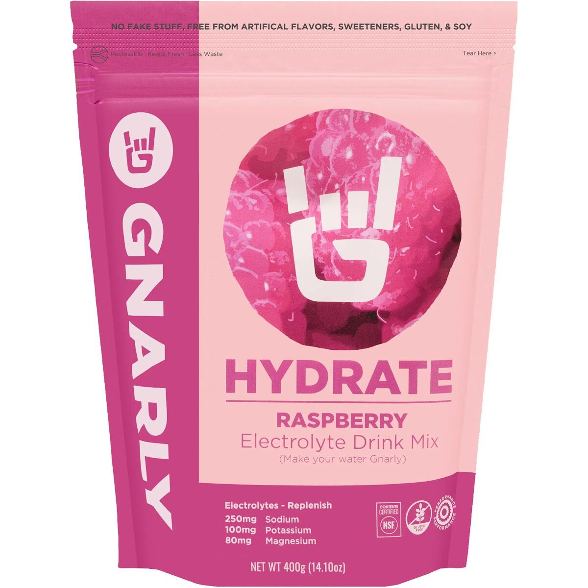 Image of Gnarly Hydrate Raspberry, 40 Servings