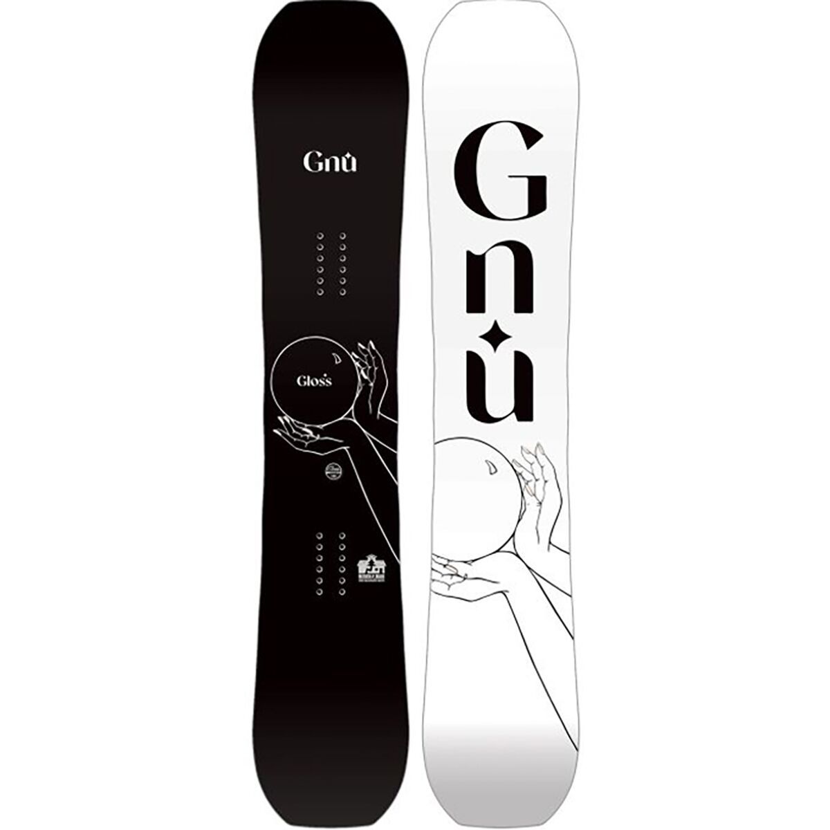 Gnu Gloss Snowboard - 2024 - Women's One Color, 144cm