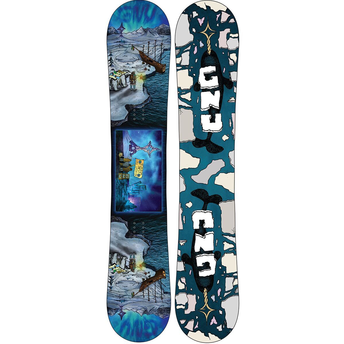 Gnu Finest Snowboard - 2025 One Color, 159cm