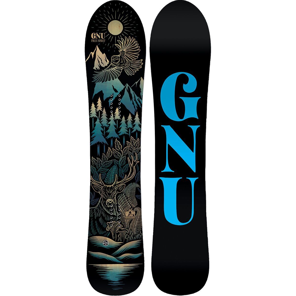 Image of Gnu Free Spirit Snowboard - 2025 - Women's One Color, 148cm